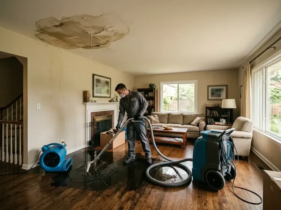 attic-pipe-burst-ceiling-drip-008 — frequently asked questions, Water Damage Restoration & Carpet Care in Constantine, MI